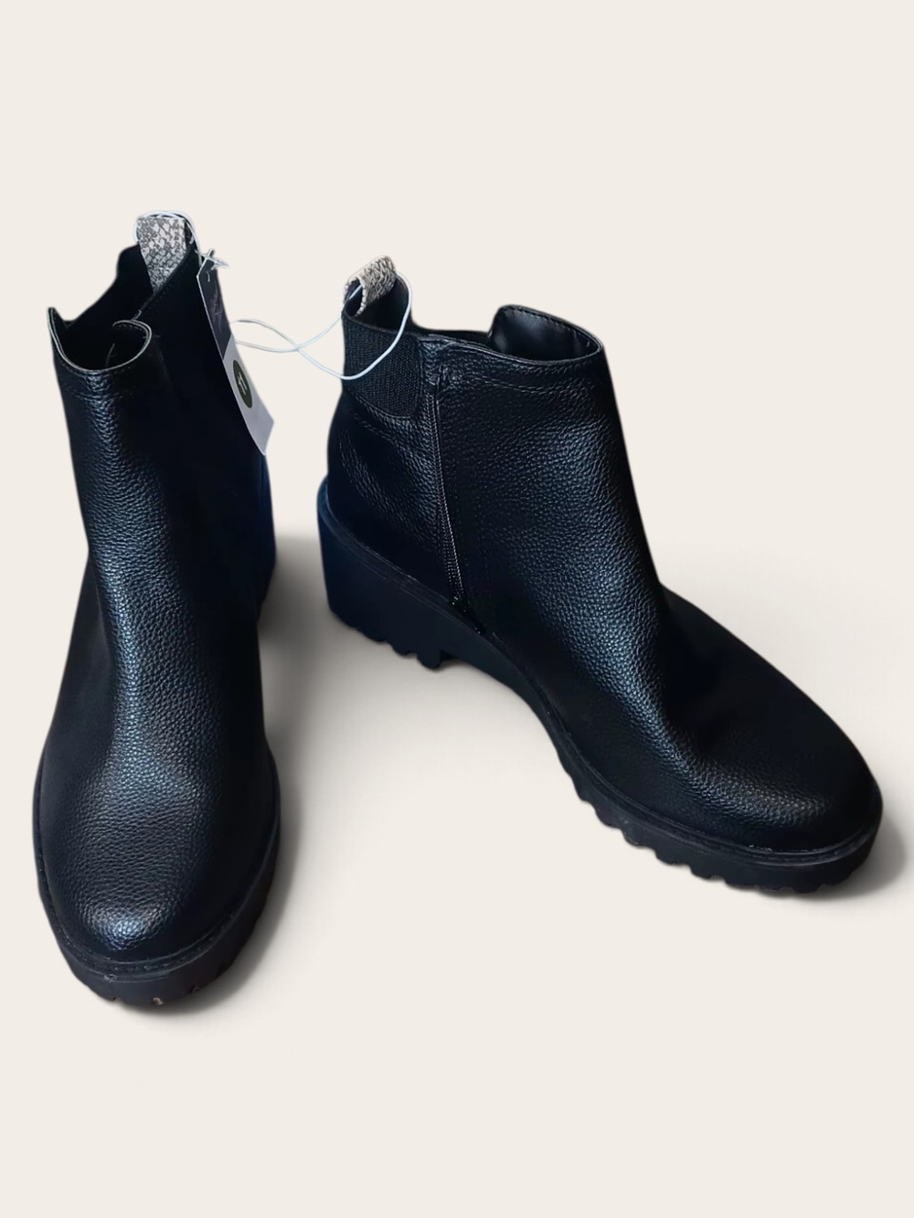 Women's Black Platform Chelsea Boots